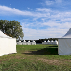 Opbouw terrein Ambtenaren Marathon