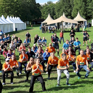Warming-Up van de Ambtenarenmarathon